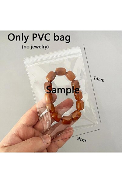 Choice3 9x13cm 20pcs Clear PVC Jewelry Bag Anti Oxidation Storage Bag Earring...