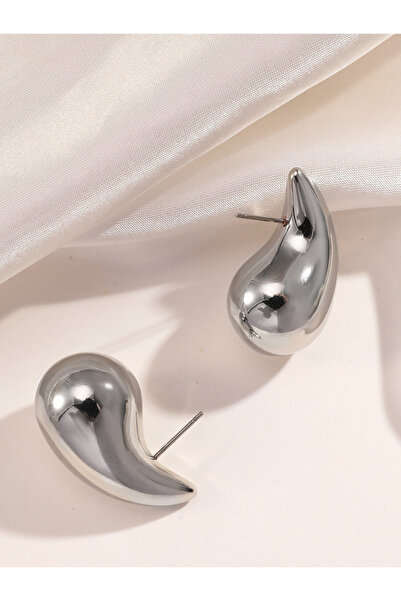 Choice1 Silver Vintage Chunky Dome Drop Earrings For Women Golden Color Stain...