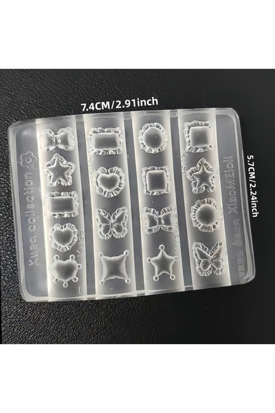 choice2 PF-610 A Cartoon silicone Nail art Mold, Cute cat headgear, hat, Pill...