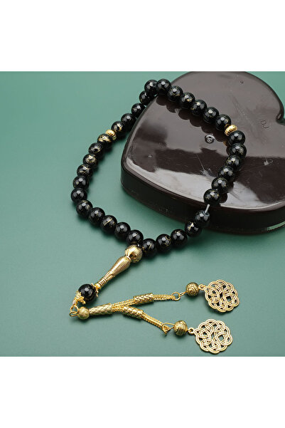 Choice1 black New 33 Beads 10mm Cracked Glass Tasbih Muslim Prayer Beads for ...