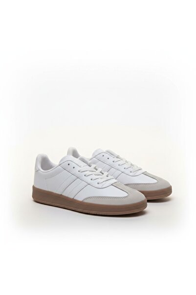 Yuhu Sport Daily Unisex Orthopedic Sole Striped Suede Sports Shoes