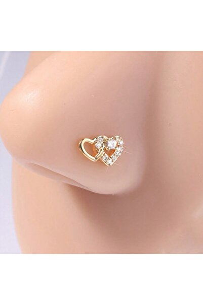 Choice1 حلقات وأقراط أنف هندسية مقاس 20G بسمك 0.8 مم × 7 مم، حلقات أنف على شك...