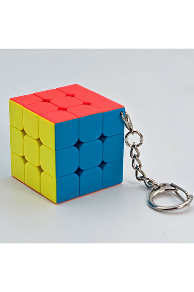 Choice4 ZNX738A Magic Cube Keyring，Puzzle Cube Key Fob，3D Twist Keychain，Foot...