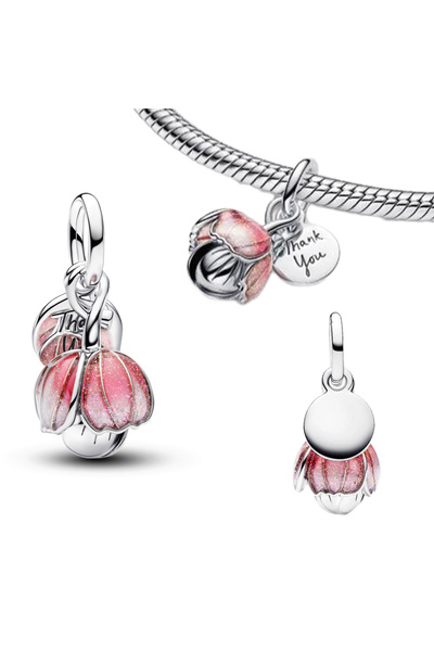 Choice24 AMC7368 2026 New 925 Sterling Silver Four Leaf Clover Flower Dog Hea...