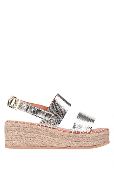 stato Max Wicker Wedge Sole Γνήσιο Δερμάτινο Γυναικεία Σανδάλια Πλατφόρμα Κομ...