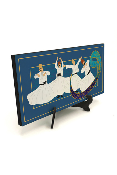 Sadrazam Επιτραπέζια βάση MDF με εκτύπωση Semazenler 10x20 DRT-29