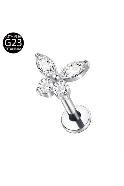 Choice1 Animal body Labret, Lip Piercing Jewelry S2-1pc-silvery EVISPOL G23 T...