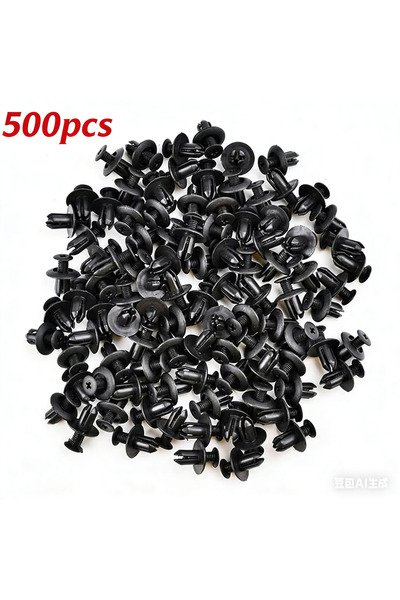 Choice1 500Pcs-OPP Bag 100pcs 8mm Plastic Rivets Fasteners Screw Car Bumper F...