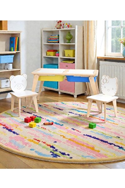 Asrimo mobilya Yaz Sil Yüzeyli Masif Kontraplak Fonksiyonel Katlanır Çocuk Ak...