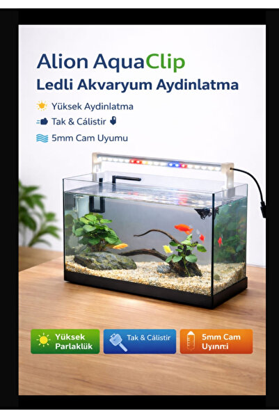 ALION AquaClip Led Akvaryum Aydınlatma 30 CM