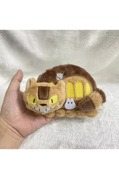 Choice Big Cat Purse-01 Cartoon Anime Big Cat Bus Coin Purse Small Shoulder B...