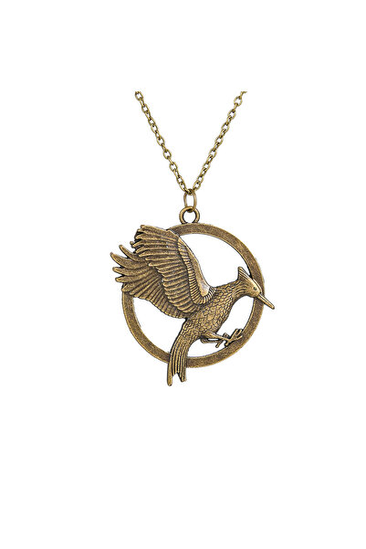 Choice Necklace Fashion Vintage Charm Movie Keyring Catching Fire Keychain Th...