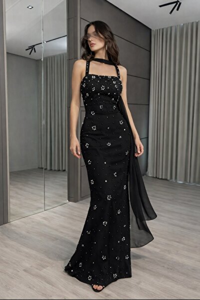 SKY dresses فستان اللؤلؤ الملكي من sky fashion