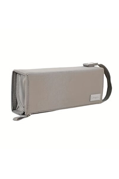 Choice GREY-1pc Mega Pencil Case! 20+ Slots & Mesh Pockets. Rigid Non-Bend + ...
