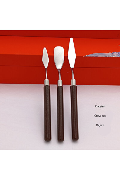 Choice5 3pcs 1/3/5/7PCS Watercolor Mixed Art Oil Painting Scraper Set Wood St...