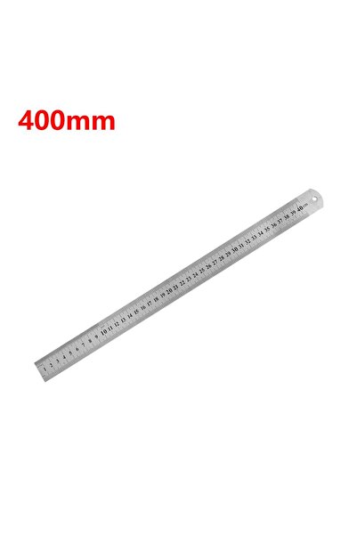 Choice3 400mm Metal Scale Stainless Steel Straight Ruler Measuring Stationery...