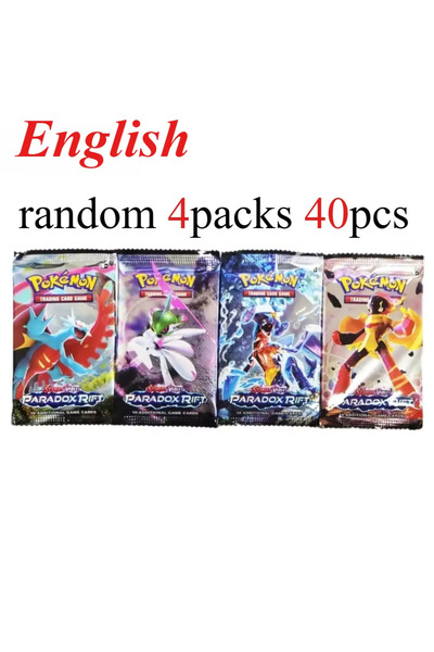 Choice 4packs PAR 40 Pcs Pokemon Card Prismatic 151 Evolutions English Booste...