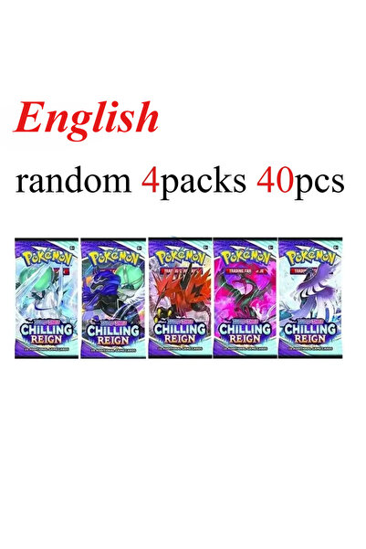 Choice13 4packs CHI 40 Pcs Pokemon Card Prismatic 151 Evolutions English Boos...