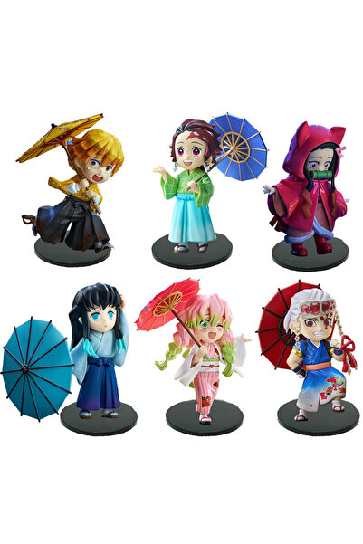 Choice7 Bandai A-6pcs no box New Anime Figure Demon Slayer Figures Kimetsu No...