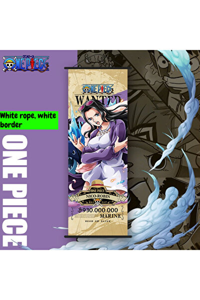 Choice7 Bandai Hanging painting-6 New One Piece Long Wall Scroll Cartoon Monk...