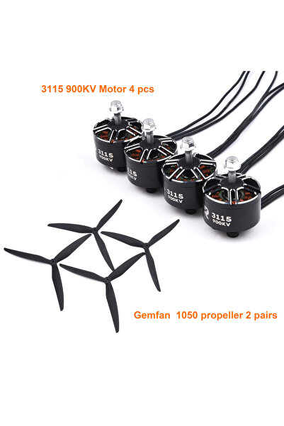 Choice محركات بدون فرش 3115 و 1050 (4 قطع) 3115 900KV 3-6S لطائرات RC متعددة ...