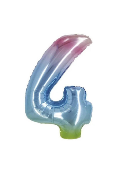 KESKİN SOUND 40 Inch Rainbow Foil Balloon (4)