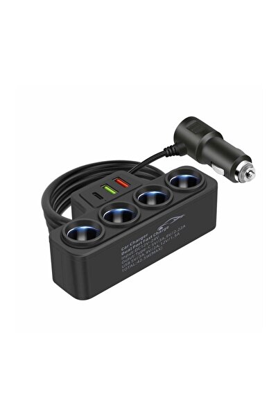 Choice مقبس USB مزدوج PD QC3.0 بقوة 120 واط، مقسم ولاعة سجائر السيارة 12 فولت...