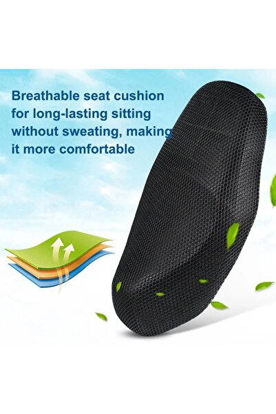 choice2 L 95x60 1pc Breathable Summer Cool 3D Mesh Motorcycle Moped Motorbike...