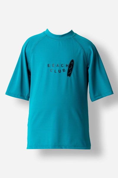 NEOPY Μπλούζα με ημίμανικο μπλουζάκι για αγόρια με προστασία UV 5273 Πράσινο