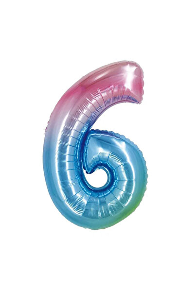 KESKİN SOUND 40 Inch Rainbow Foil Balloon (6)