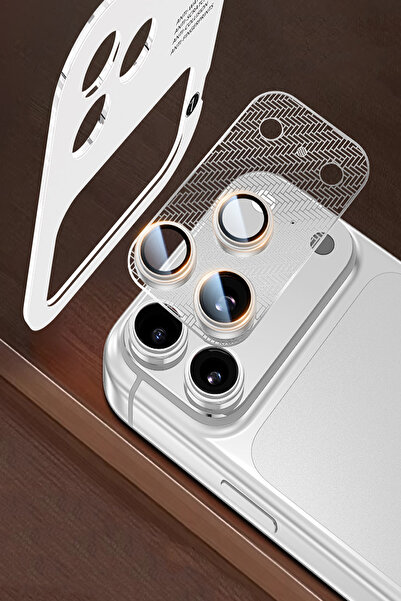 Nezih Case واقي عدسة الكاميرا 2 في 1 متوافق مع iPhone 17 Pro، يحمي بالكامل وي...