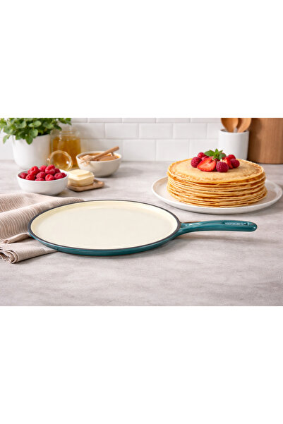 OEM Εμαγιένιστο τηγάνι για τηγανίτες από χυτοσίδηρο 28 εκ.