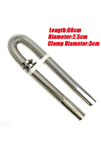 choice2 PYG-60cm 60cm-300cm أنبوب عادم من الفولاذ المقاوم للصدأ لسخان الوقود ...