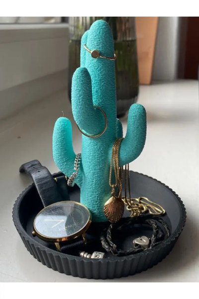 Memania Co Large Cactus Ring Holder – Stylish and Decorative Jewelry Stand