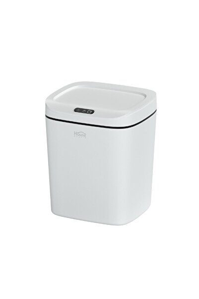 House Pratik HP99 Şarjlı Sensörlü 14 Litre Çöp Kovası Beyaz