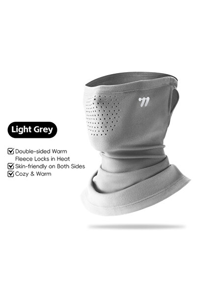 Choice3 Light Gray WEST BIKING Thermal Cycling Mask Winter Windproof Breathab...
