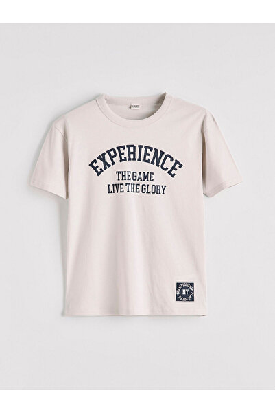 LC Waikiki Tricou pentru băieți cu imprimeu Sparkly Choices Zero Roba Collar ...