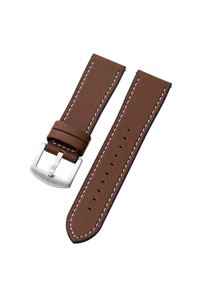 Lumaudio Λουράκια έξυπνου ρολογιού από γνήσιο δέρμα 22 χιλιοστών με αγκράφα