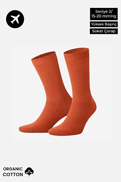 Mısırlı Unisex Organic Cotton Flight and Pilot Socks with Special Firming Tec...