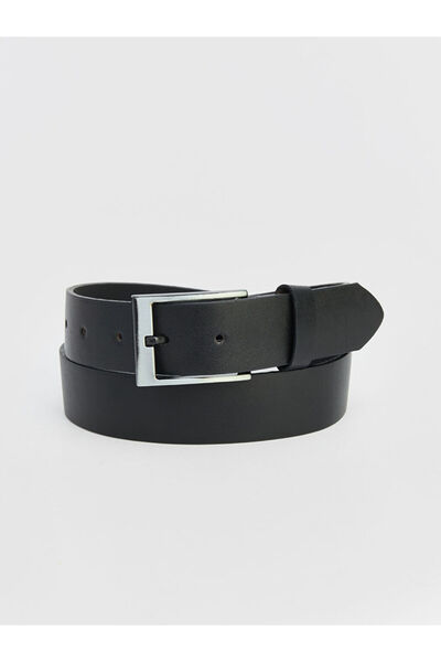 LC Waikiki Esvab • Modern & Seçkin Leather-Look Metal Buckle Pcs Men's Belt