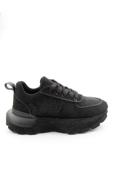Bambi Siyah Kadın Sneaker K01235003387
