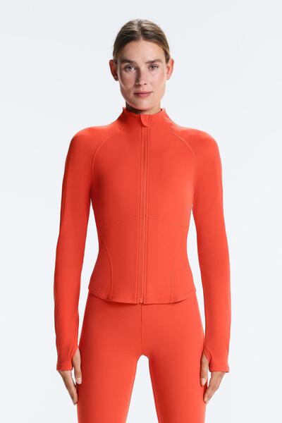 Oysho Light warm dikişli teknik ceket