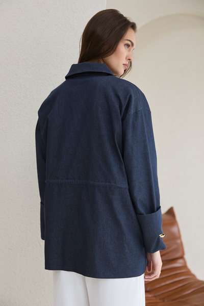 Melike Tatar Τζιν καπέλο με κουμπιά 32-2779