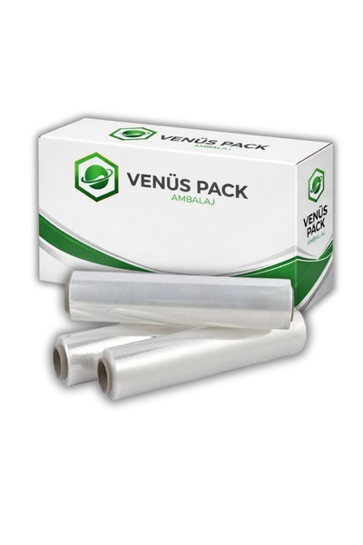 Streç Film 17 micron 50x200 mt 2000gr.3Lü Paket