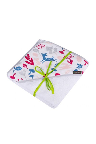DuetBaby Hooded towel made of Bamboo fiber 100x100 cm Blue Deer