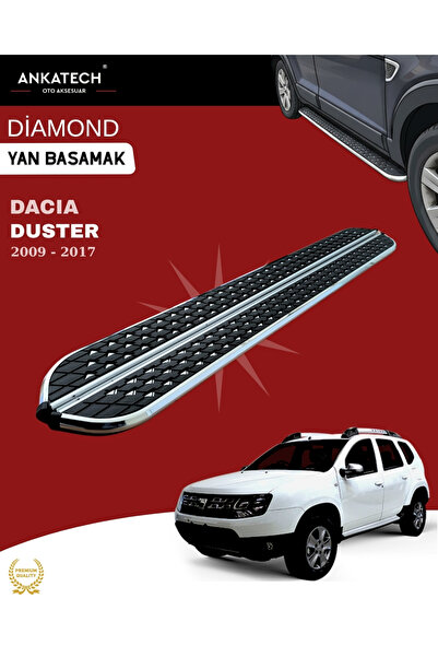 ANKATECH Dacia Duster Diamond Krom Yan Basamak 173 Cm 2009-2018