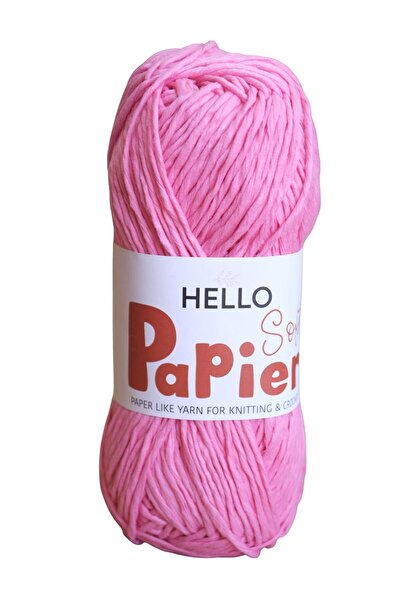 Hello SOFT PAPİER KAĞIT İP P22 ÇANTA ÖRGÜ İPİ / 2 ADET