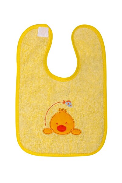 DuetBaby Set 2 Bavete din bumbac cu inchidere tip Velcro Yellow