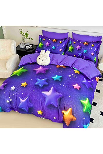 JOJO HOME Σετ παπλωματοθήκης 6 τεμαχίων, εκτύπωση 5D ακριβής στην εικόνα, Ελα...