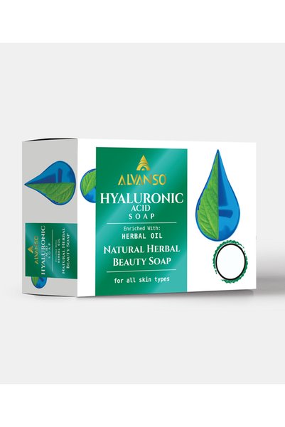 ALVANSO صابون حمض الهيالورينك من ألفانسو HYALURONIC ACID SOAP 150G
